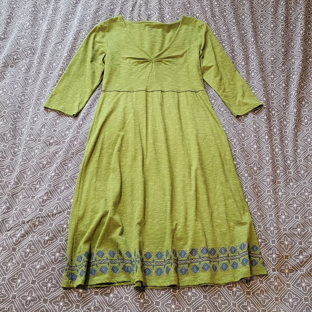 NWOT Horny Toad Green Dress Medium